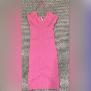 Princess Polly Pink Halter Neck Dress